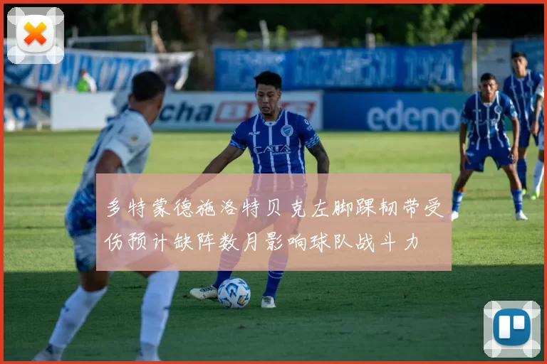 多特蒙德施洛特贝克左脚踝韧带受伤预计缺阵数月影响球队战斗力